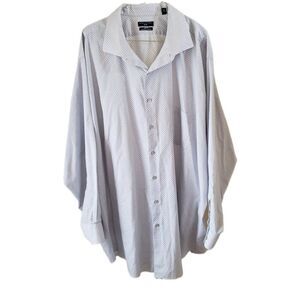 Shaquille O'Neal Men's Big Fit Long Sleeve Button Up Shirt with Pocket